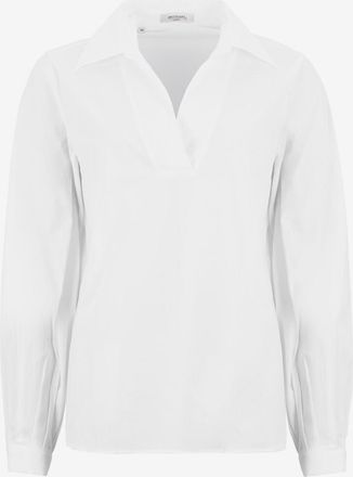 Artigiano Lang&auml;rmelige Bluse aus Popeline Robin