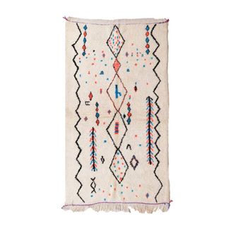 AFK Living Alfombra bereber marroqu&iacute; de pura lana 135 x 233 cm