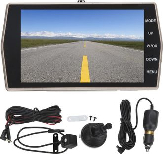 OEM Grabadora De V&iacute;deo Para Coche De 4 Pulgadas Con Pantalla Ips, Gran Angular De 170&deg;, Doble Lente, Visi&oacute;n Nocturna N&iacute;tida De 1080p, Grabaci&oacute;n En Bucle, 