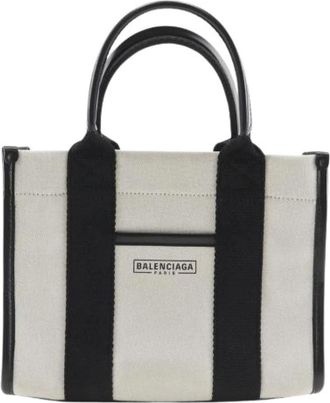 Balenciaga Pre-owned Hardware XS Tote Bag - Dames - Vintage Shopper - Wit - ONE Size - Vintage