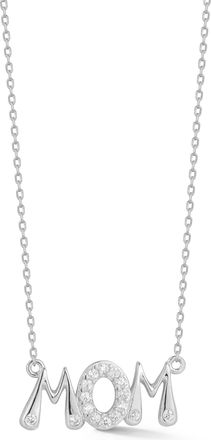 Glaze Jewelry Sterling Silver Groovy Mom Necklace