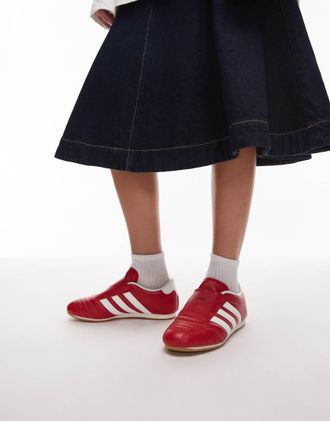 adidas Originals Taekwondo - Sneakers rosse e bianche-Rosso