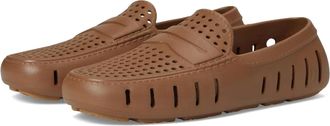 Floafers Country Club Driver 2.0 Loafers Mens Brown Perforated Shoes KFC787