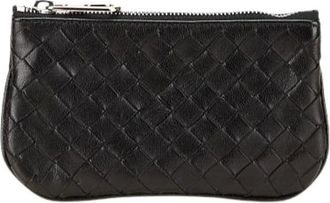 Bottega Veneta Pre-owned Wallets, male, Black, Size: ONE SIZE Pre-owned Leather wallets