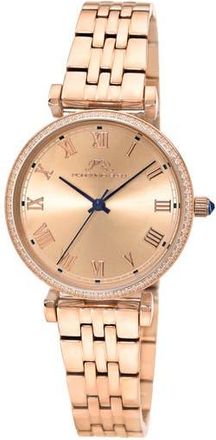 Porsamo Bleu Emma Bracelet Watch in Rose Tone/Rose Tone at Nordstrom Rack