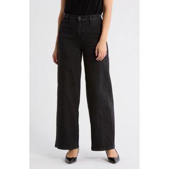 DKNY High Waist Tailored Pants in Blackout at Nordstrom Rack, Size 24
