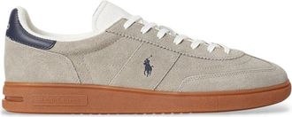 Ralph Lauren Basket Bedford Ralph Lauren - 6 - Heren - Sneakers - Bruin - 41 EU - Leer - Schoenen
