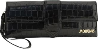 Jacquemus La Pochette Bambino - Dames - Clutches - Zwart - ONE Size - Leer - Tassen