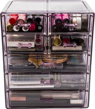 Sorbus Makeup And Jewelry Storage Case Display