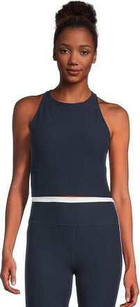 Beyond Yoga Spacedye Refocus Cropped Tank Top Womens Clothing Nocturnal Navy : 2XL, Elastane/Polyester