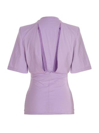 The Attico T-shirt - Purple