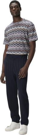 Missoni Straight Pants With Zigzag Pattern in Blue at Nordstrom, Size 52 It