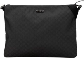 Gucci Borsa a tracolla in nylon Pre-owned - - Pre-owned - Donna - Nero - ONE SIZE