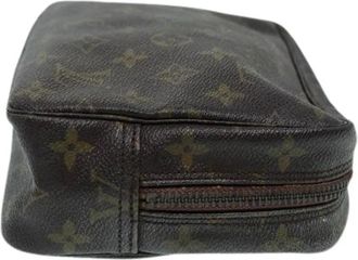 Louis Vuitton Pre-owned Clutches, female, Brown, Size: ONE SIZE Pre-owned Canvas Clutch