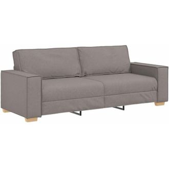 vidaXL Sof&aacute; De 3 Plazas De Tela Color Topo, 180 Cm Vidaxl