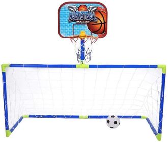 Trade Shop Trade Shop - Insieme Sport Di Pallacanestro Calcio Pieghevole Portatile Bambini Pompa Regalo