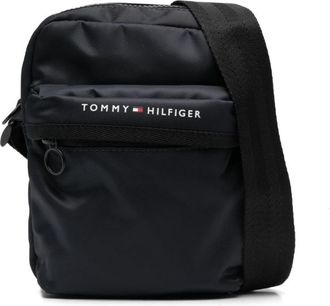 Tommy Hilfiger recycled-polyester messenger bag - men - Recycled Polyester - OS - Blue