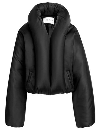 Alaia Bomber Imbottito In Taffet&Agrave;-Donna