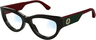 Gucci Ladies Black Cat Eye Sunglasses GG1665S 001 53