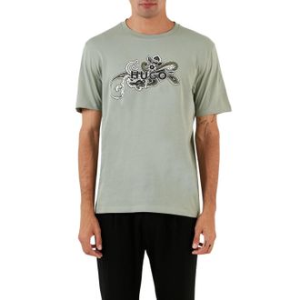 HUGO BOSS Hugo Heren Dulive T-Shirt (Lichtgroen)