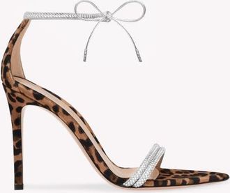 Gianvito Rossi Montecarlo Sandals in Brown Leather at Nordstrom, Size 38.5