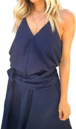Bishop + Young Free Spirit Bubble Top In Navy