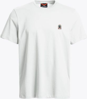 Parajumpers Mens T-Shirt in White Cotton - Size X-Large
