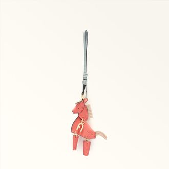 Furla Allegra Charm Toni Aperitivo Multicolour Textured Leather Woman