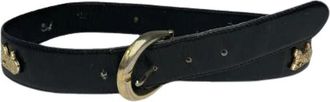 Celine Pre-owned Leren Riem - Dames - Vintage Accessoires - Zwart - ONE Size - Leer - Vintage