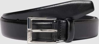 HUGO BOSS Lederg&uuml;rtel mit Dornschlie&szlig;e in Black, Gr&ouml;&szlig;e 110
