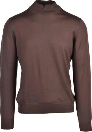 Gran Sasso Fitted Turtleneck Sweater in Smooth Virgin Wool
