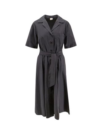 Aspesi Midi Chemisier Cotton Dress-Donna