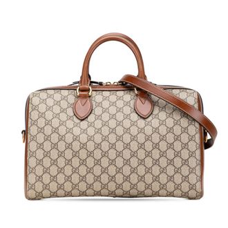 Gucci Pre-owned Gucci Medium GG Supreme Satchel Ladies 409527 493075