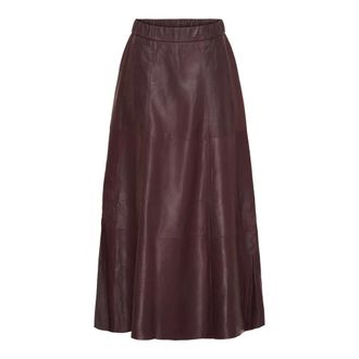 BTF-CPH Btfcph - A-lijn rok - Dames - Rokken - Rood - Maat: XS Leer