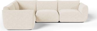 Sia Home Sof&aacute; esquinero izquierdo modular de terciopelo chenilla