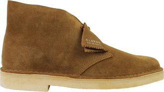 Clarks Desert Womens Dark Sand Boots Suede - Size UK 6.5