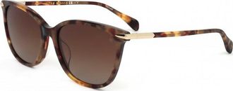 Rag & Bone Womens RNB1035 S 55 006J Sunglasses - Brown - One Size