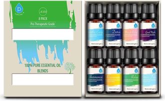 Pursonic 100% Pure Essential Aromatherapy Oils Gift Set