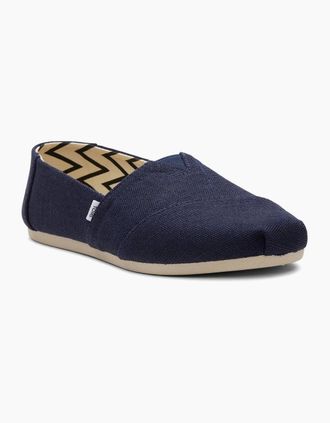 Toms Toms Womens Alpargata Womens Slip On Shoes - Navy - Size: 5