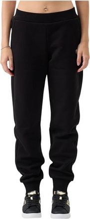 Just Cavalli Logo Jogging Broek - Dames - Sweatpants - Zwart - S - Katoen - Broeken