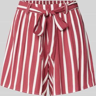 Only Loose Fit Shorts aus reiner Viskose Modell PRIME JASMIN in Rostrot, Gr&ouml;&szlig;e L