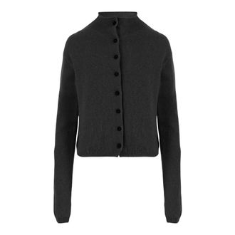 Khaite Truien & Vesten, Dames, Zwart, S, Wol, Stretch Wol en Kasjmier Trui