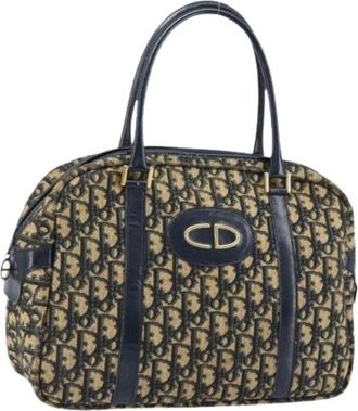 Dior Pre-owned Handbags, female, Multicolor, Size: ONE SIZE Pre-owned Trotter Canvas Hand Bag