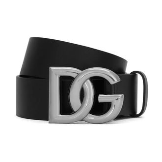 Dolce & Gabbana Belts, male, Black, Size: 100 CM Mens Accessories Belts Black Aw23