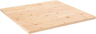 vidaXL Piano Tavolo 70x70x2,5 cm in Legno Massello di Pino Quadrato - Vidaxl