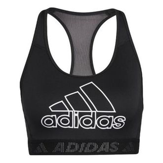 adidas (WMNS) adidas DonAsia Sizing t Rest Badge of Sport Bra Black White GL0579