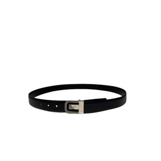 Celine Vintage, unisex, Zwart, ONE Size, Leer, Pre-owned Vintage Leren Riem