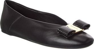 Ferragamo Ferragamo Vara Bow Leather Flat