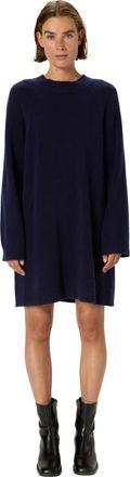 Gerard Darel Lysan Long Sleeve Knitted Dress in Navy Blue at Nordstrom, Size X-Large