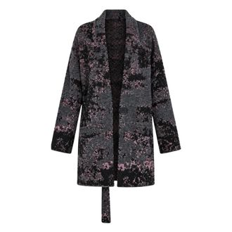 Akep Cardigan Lungo in Maglia - - Knitwear - Donna - Grigio - M